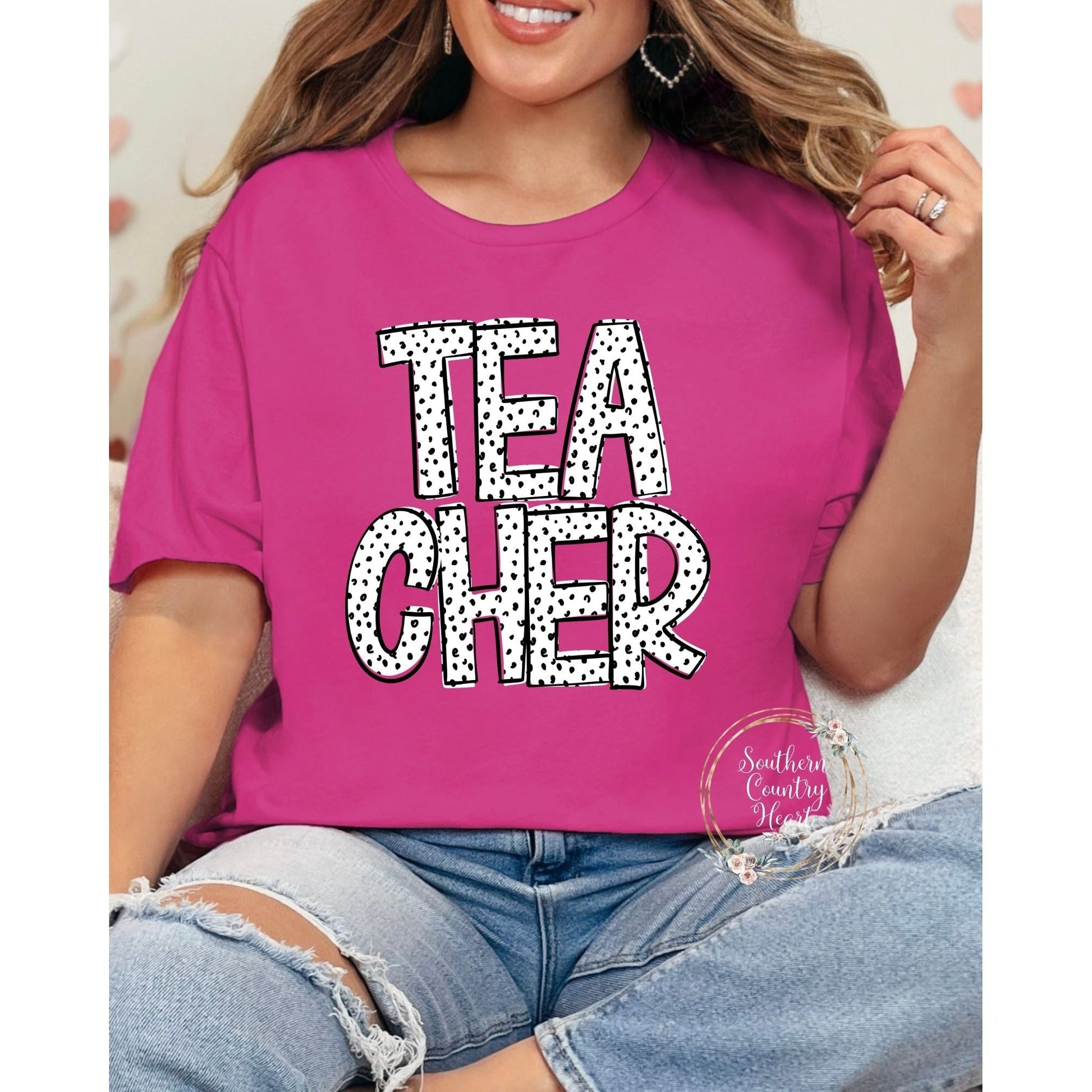 Dottie Loo Teacher Tee - Shirt - southerncountryheart.com