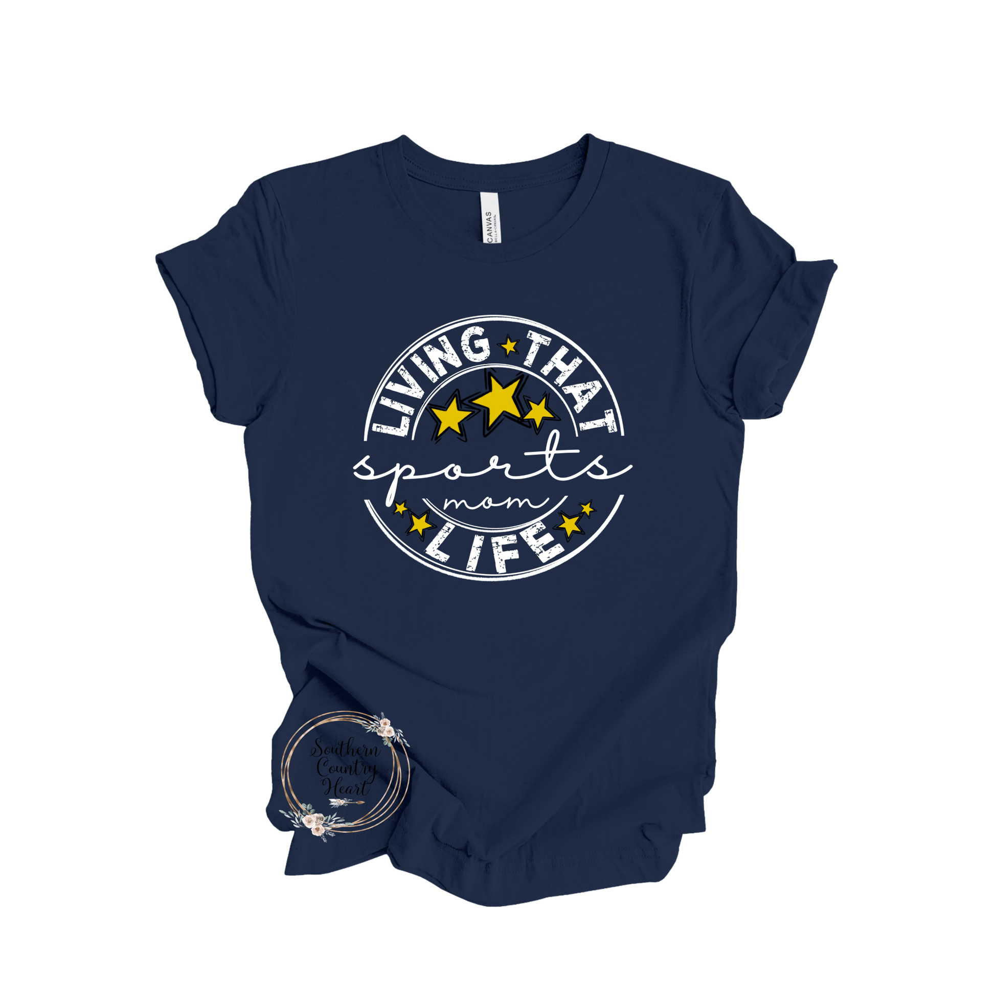 Living that Sports Mom Life Tee - Shirt - southerncountryheart.com