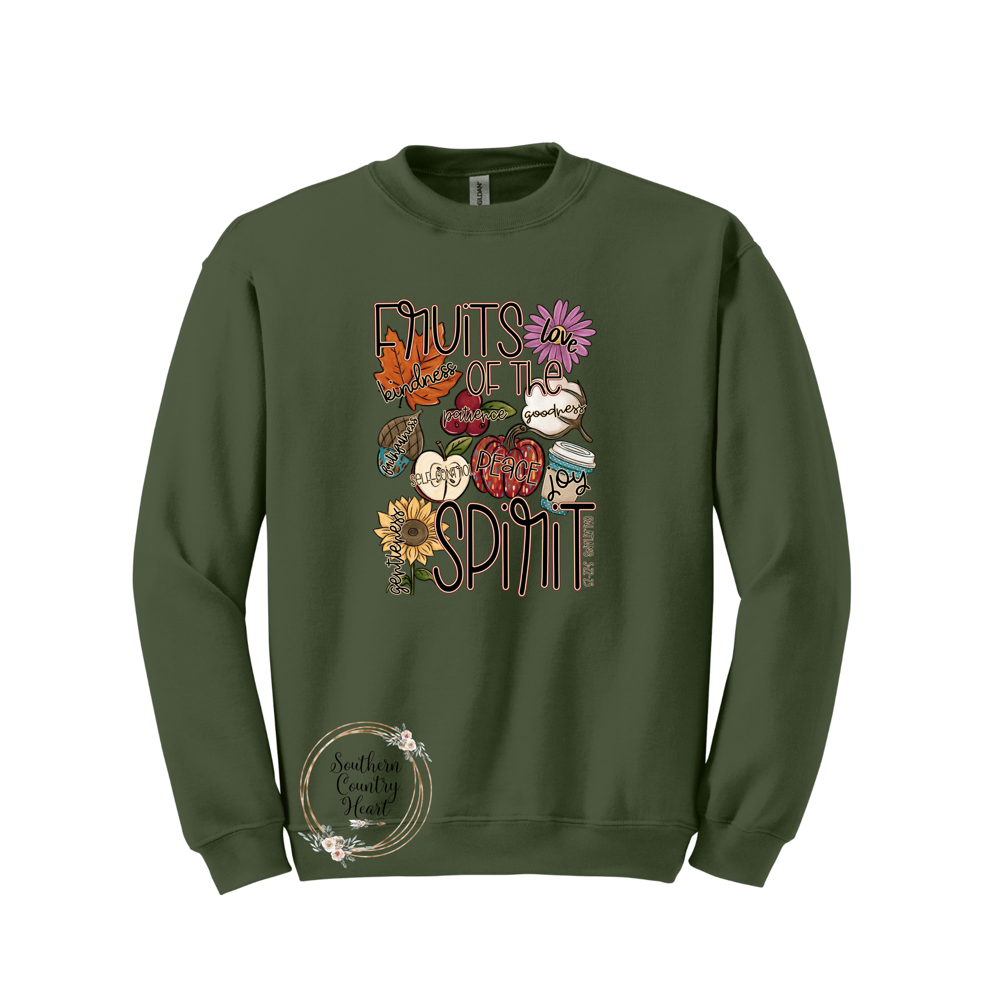 Fruits Of The Spirit Sweatshirt - southerncountryheart.com
