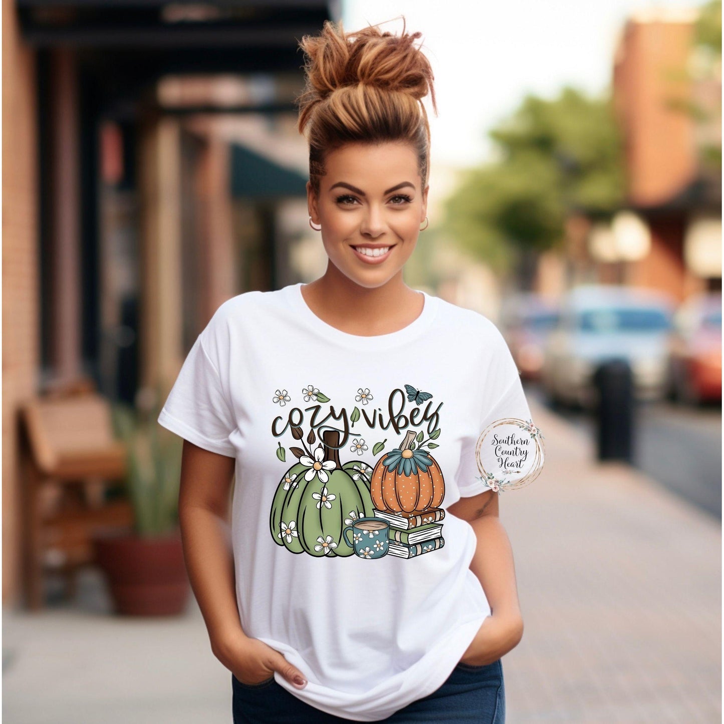 Cozy Vibes Tee - Shirt - southerncountryheart.com