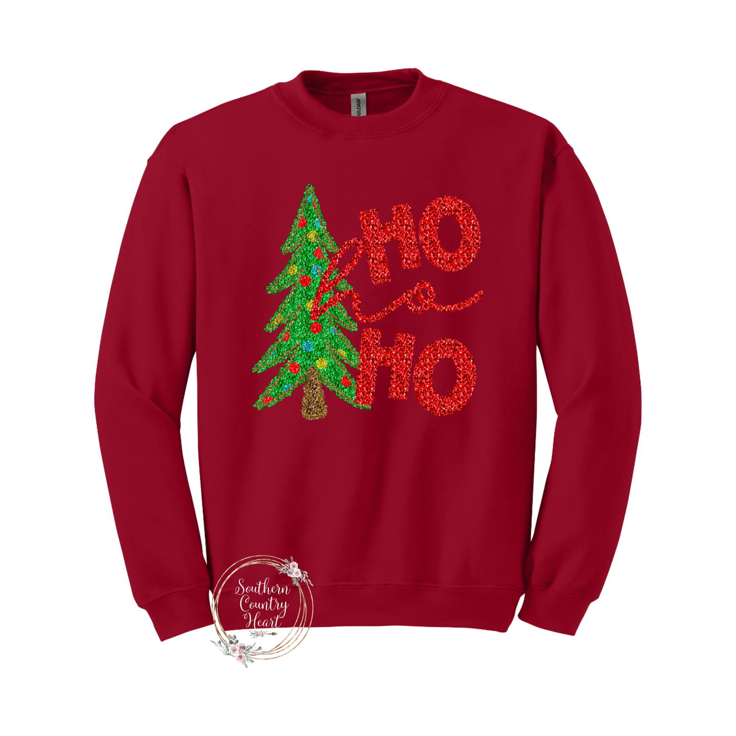 Ho Ho Ho Sweatshirt - southerncountryheart.com