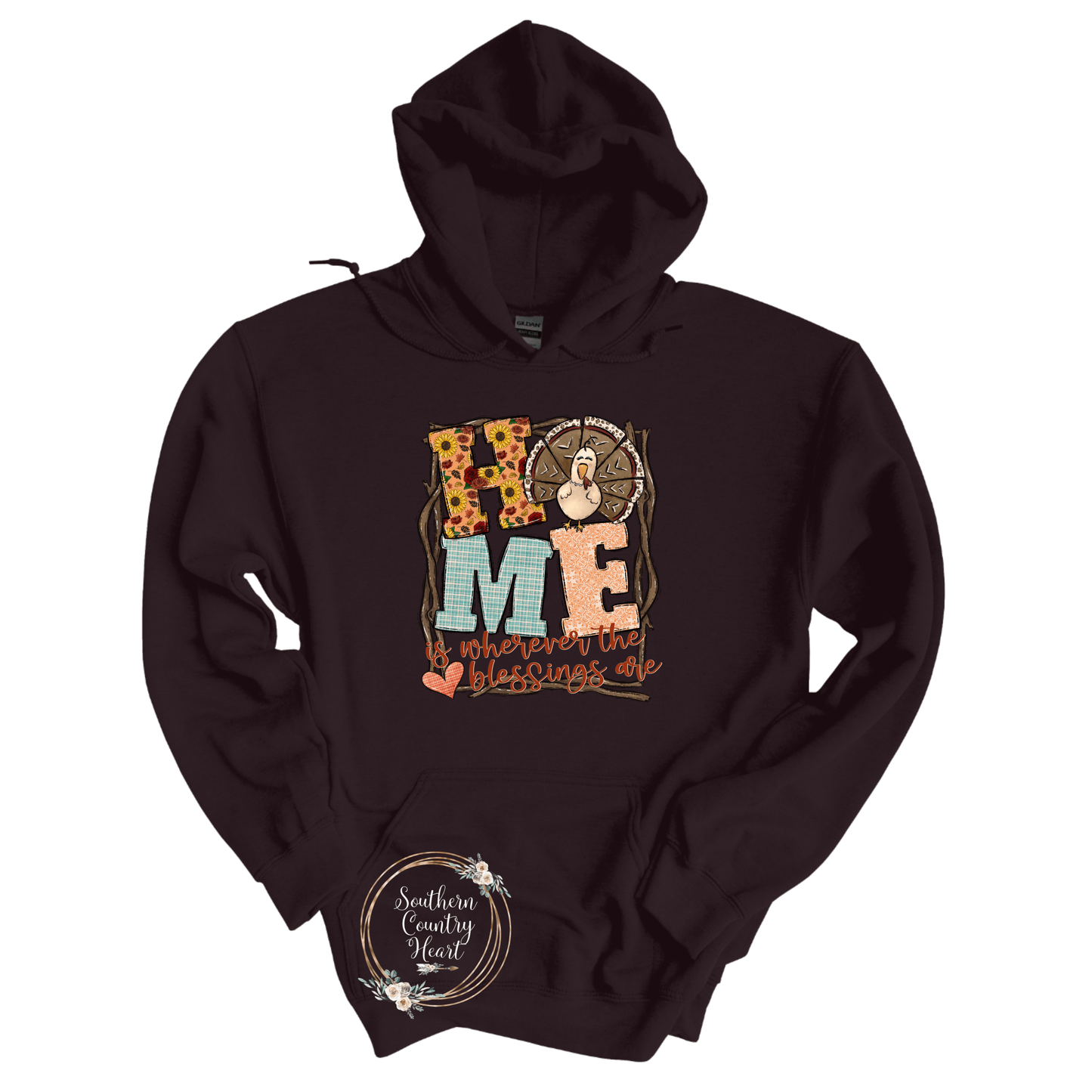 Home Is Where The Blessings Are Hoodie - southerncountryheart.com