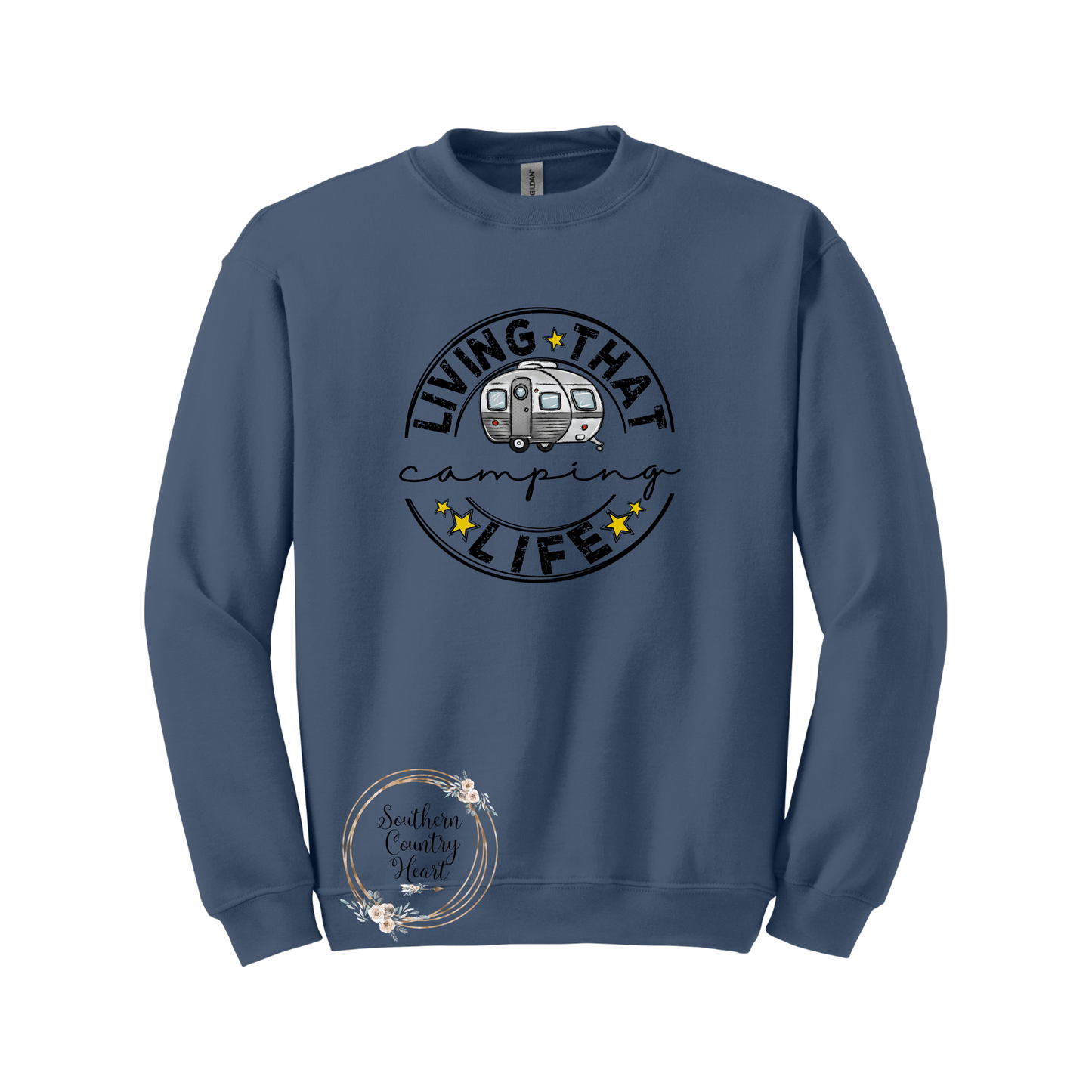 Living That Camping Life Sweatshirt - southerncountryheart.com