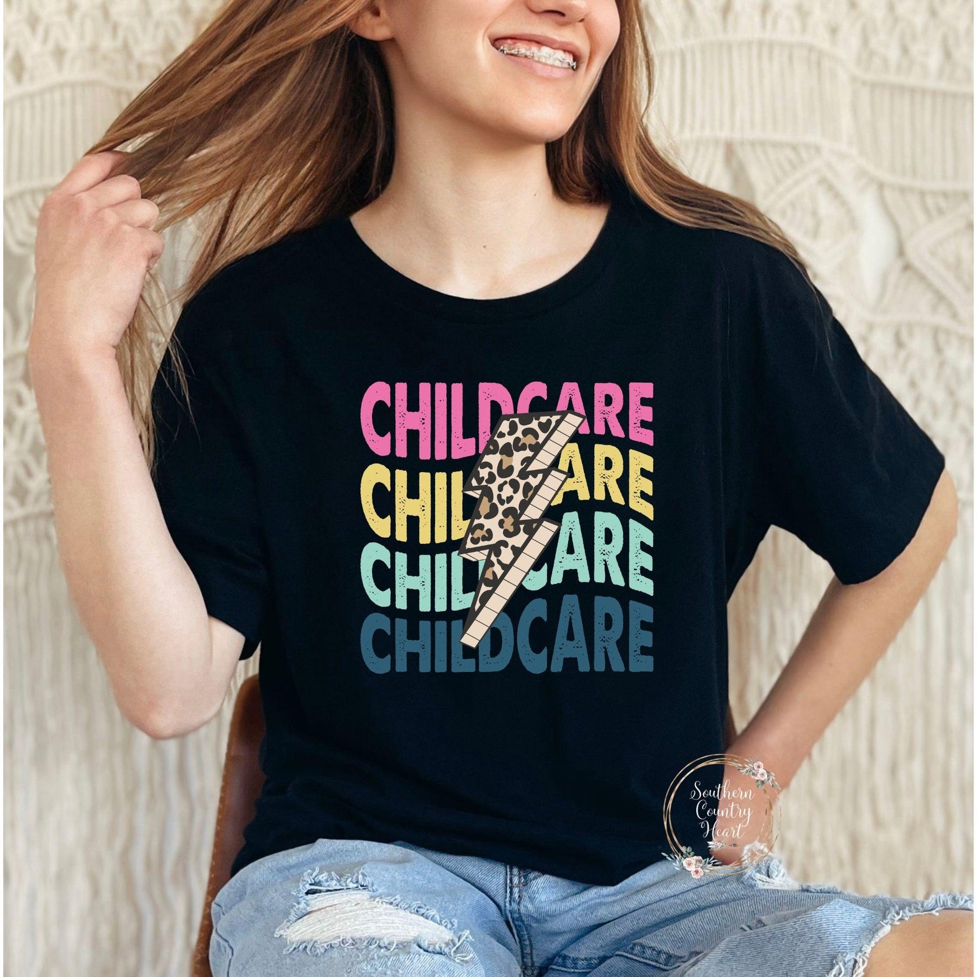Childcare Bolt Tee - Shirt - southerncountryheart.com