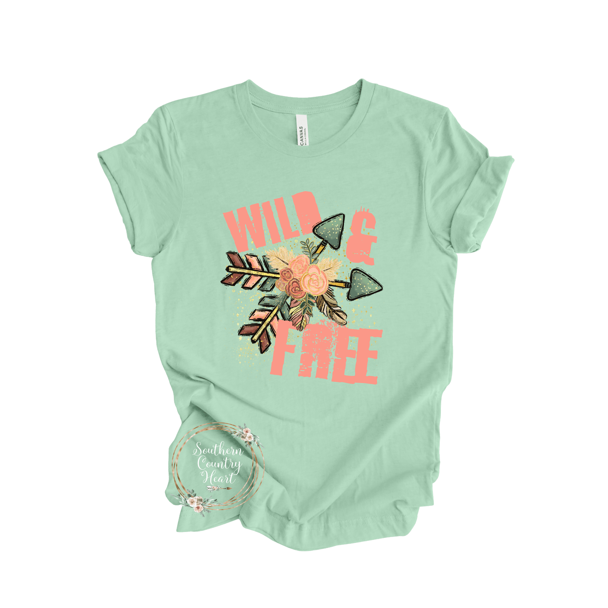 Wild and Free Tee - Shirt - southerncountryheart.com
