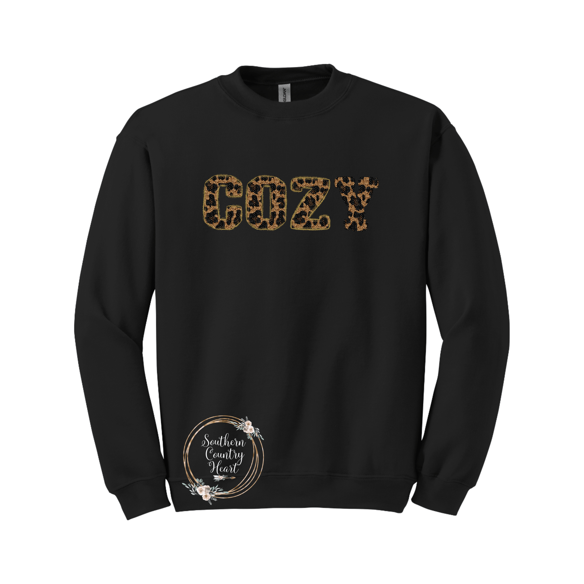 Leopard Cozy Sweatshirt - southerncountryheart.com