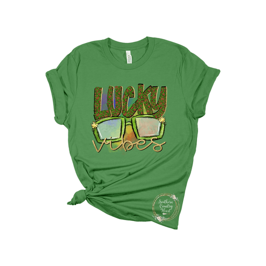 Lucky Vibes Tee - Shirt - southerncountryheart.com