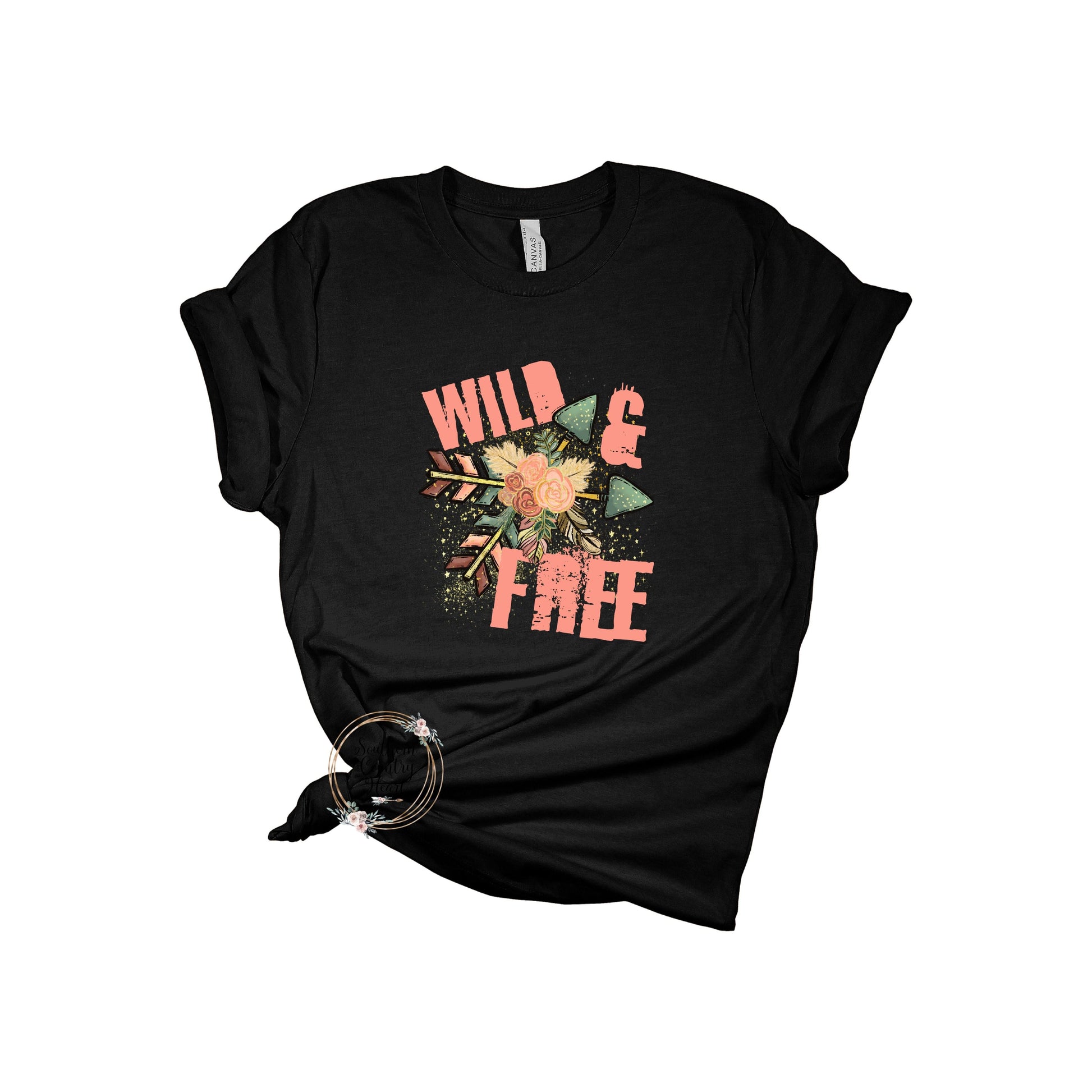 Wild and Free Tee - Shirt - southerncountryheart.com