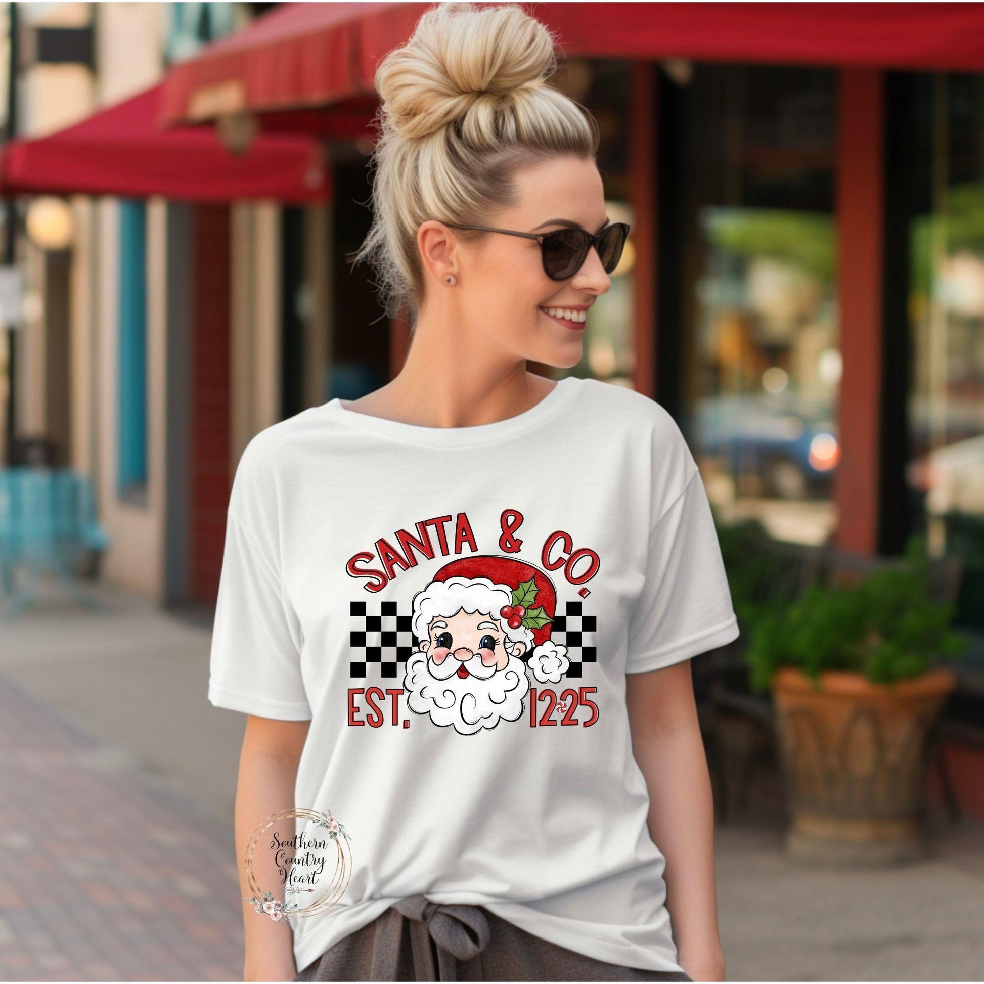 Santa & Co Christmas Tee - Shirt - southerncountryheart.com