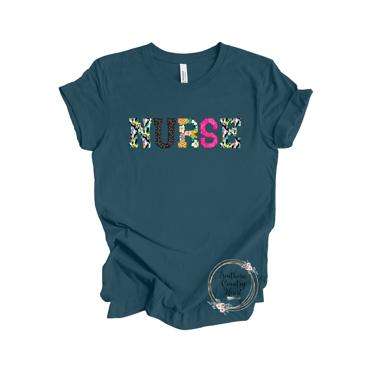 Overlock Brights Nurse Tee - Shirt - southerncountryheart.com