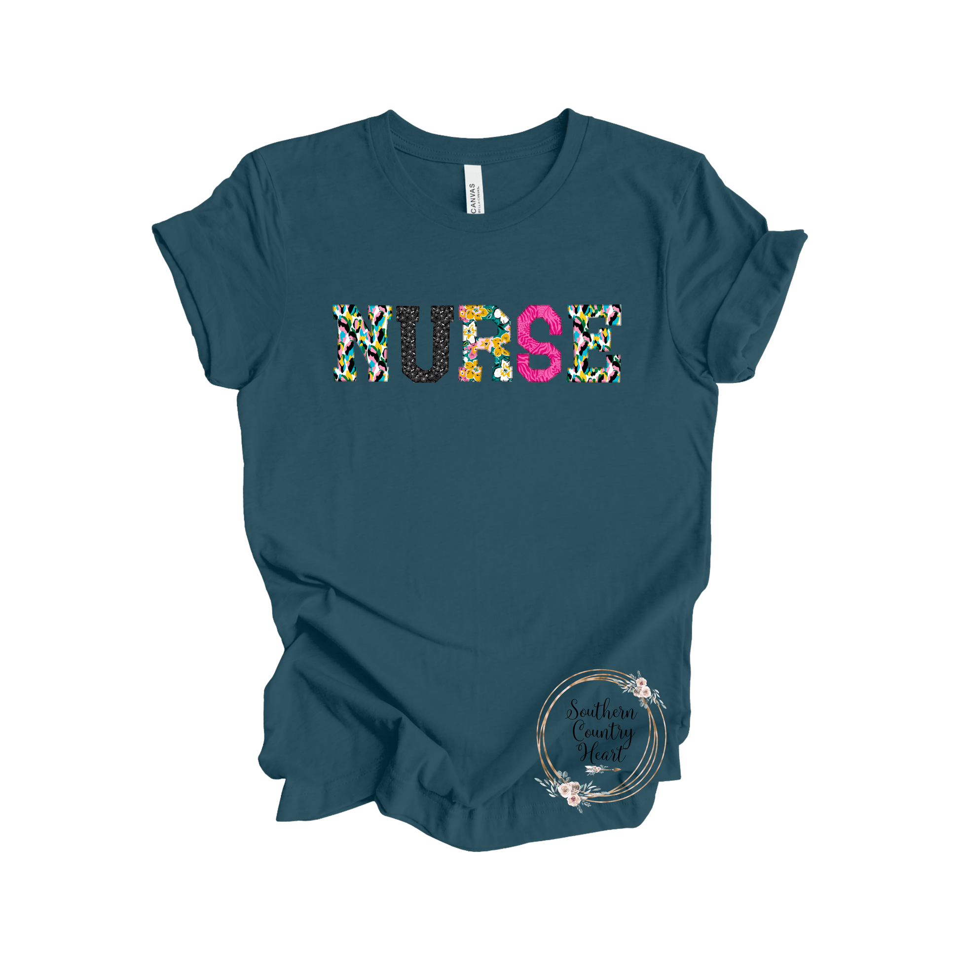 Overlock Brights Nurse Tee - Shirt - southerncountryheart.com