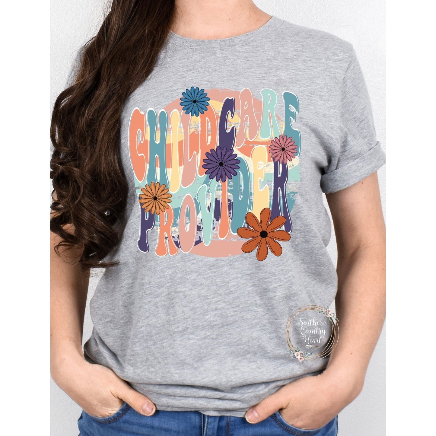 Boho Spirit Wear Childcare Tee - Shirt - southerncountryheart.com