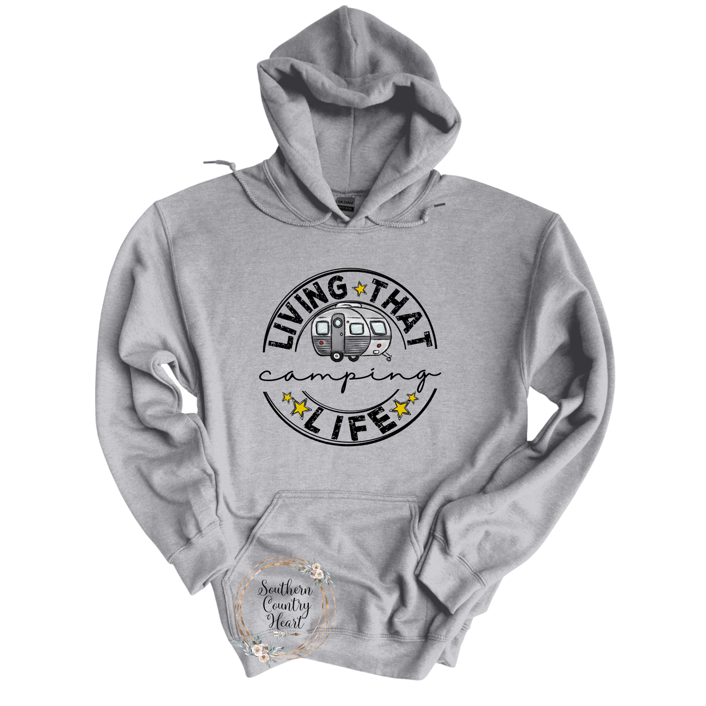 Living That Camping Life Hoodie - southerncountryheart.com