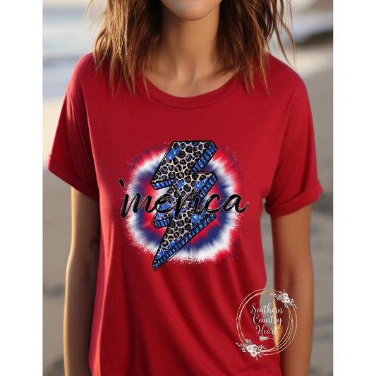 Merica Tee - Shirt - southerncountryheart.com