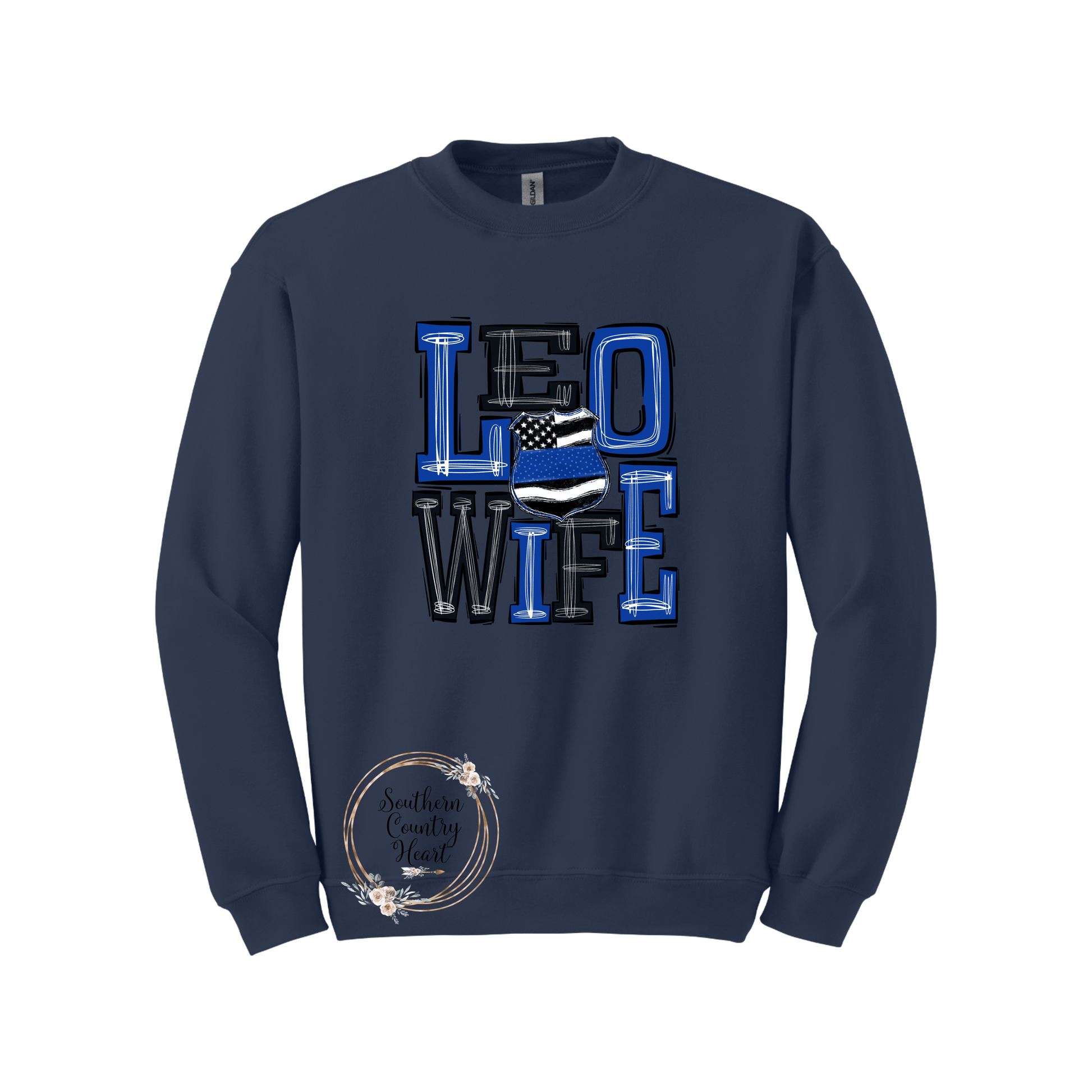 Leo Wife Sweatshirt - southerncountryheart.com