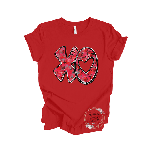 Grunge XO Tee - Shirt - southerncountryheart.com
