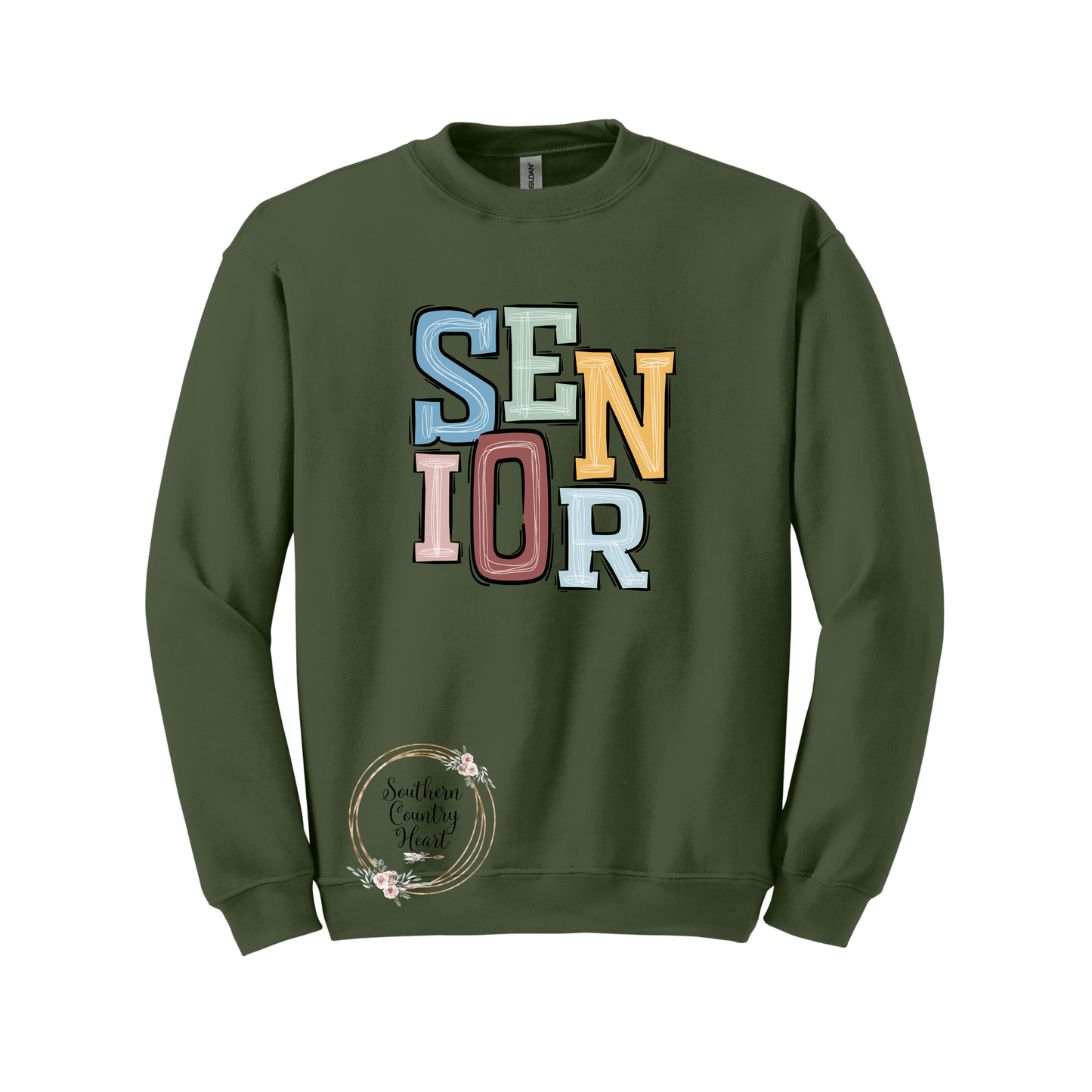 Boho Senior Sweatshirt - southerncountryheart.com