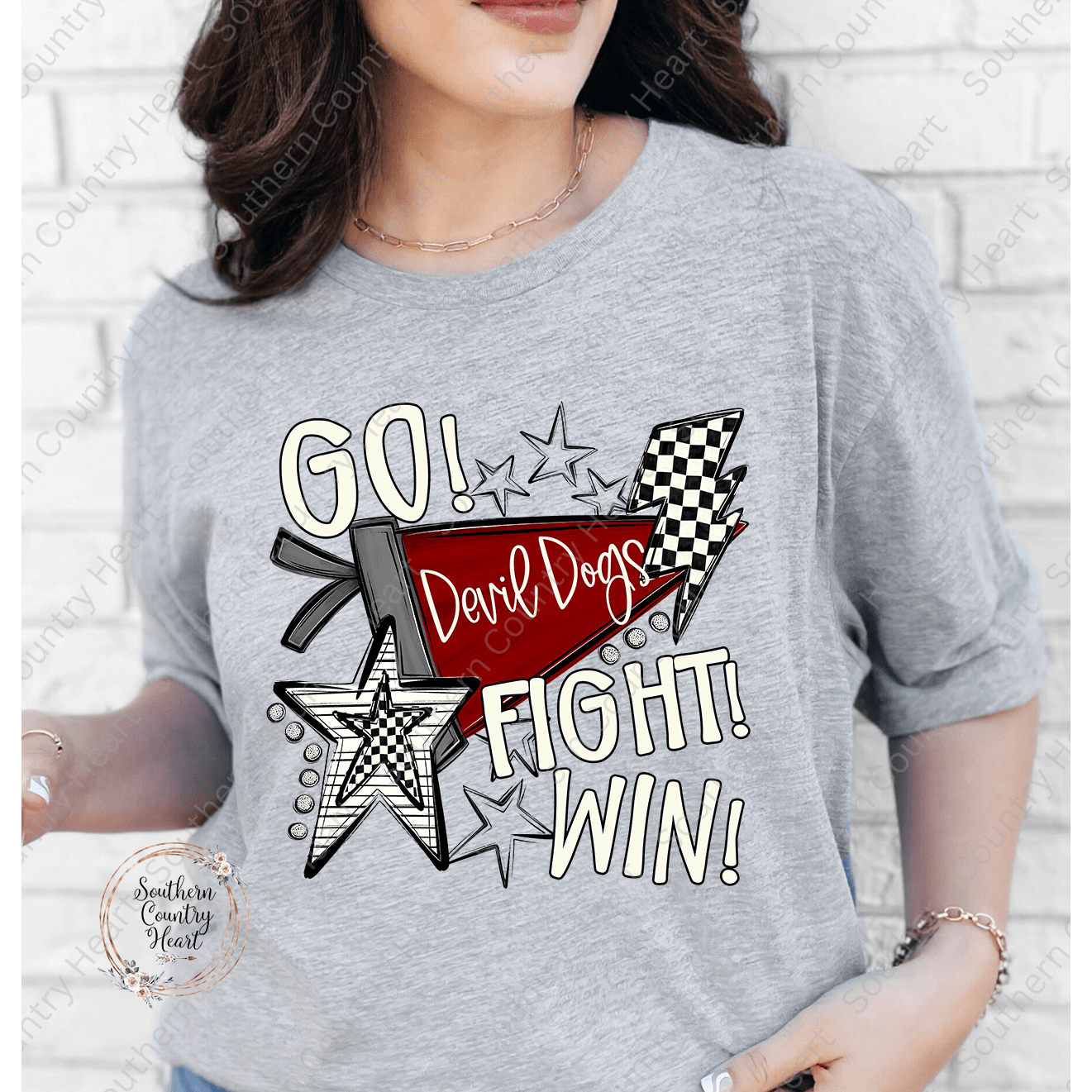Go Fight Win Tee - Shirt - southerncountryheart.com