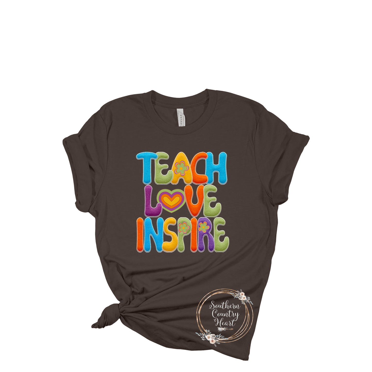 Teach Love Inspire Tee - Shirt - southerncountryheart.com