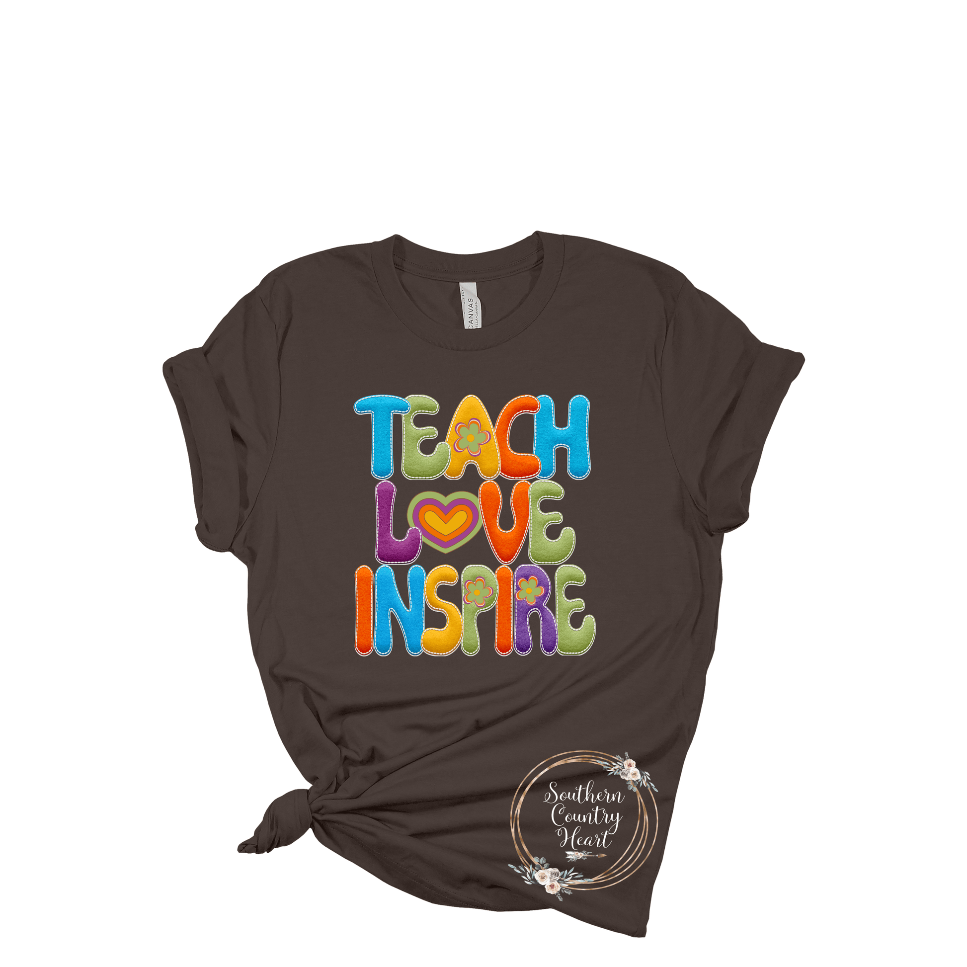 Teach Love Inspire Tee - Shirt - southerncountryheart.com