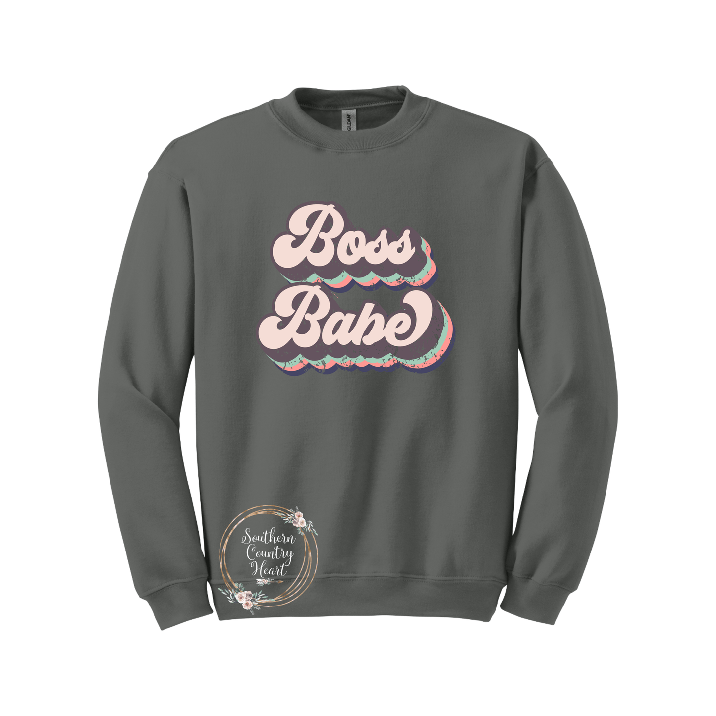 Boss Babe Sweatshirt - southerncountryheart.com