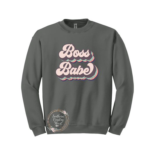 Boss Babe Sweatshirt - southerncountryheart.com