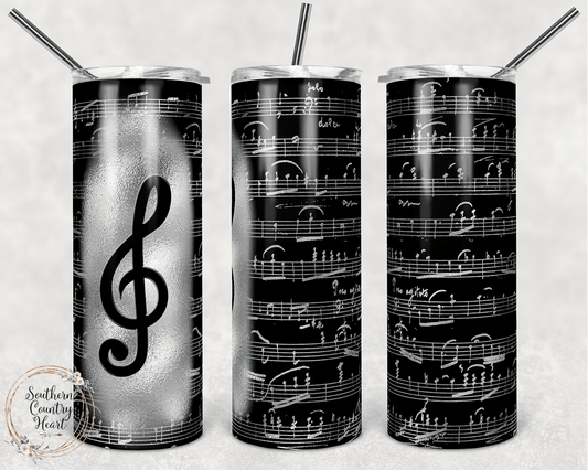 Music Sheet - Skinny Tumbler - southerncountryheart.com