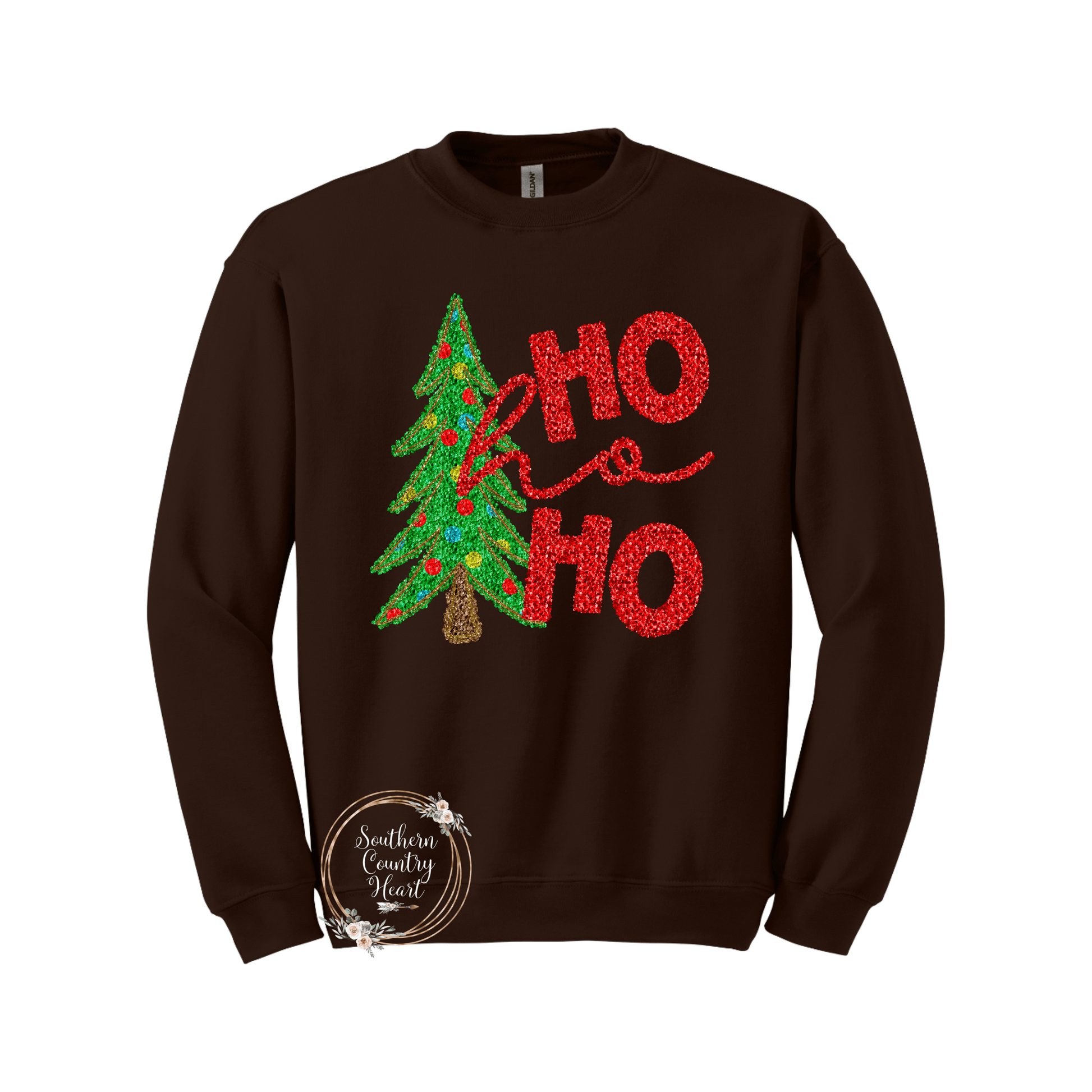 Ho Ho Ho Sweatshirt - southerncountryheart.com