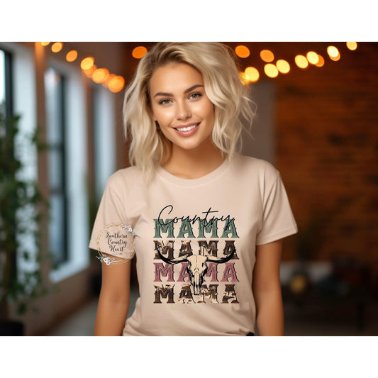 Country Mama Tee - Shirt - southerncountryheart.com