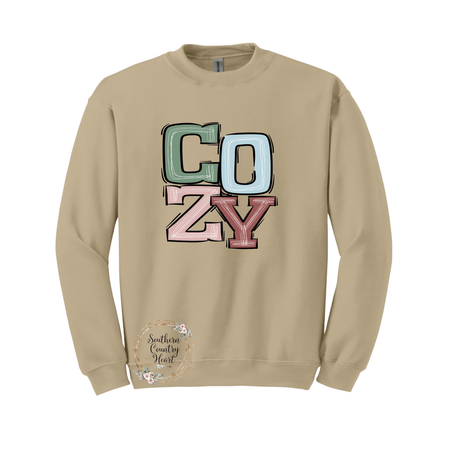 Boho Cozy Sweatshirt - southerncountryheart.com