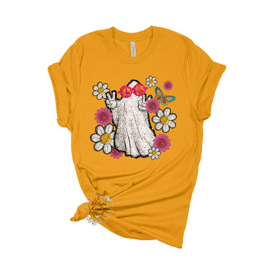 Groovy Ghost Tee - Shirt - southerncountryheart.com