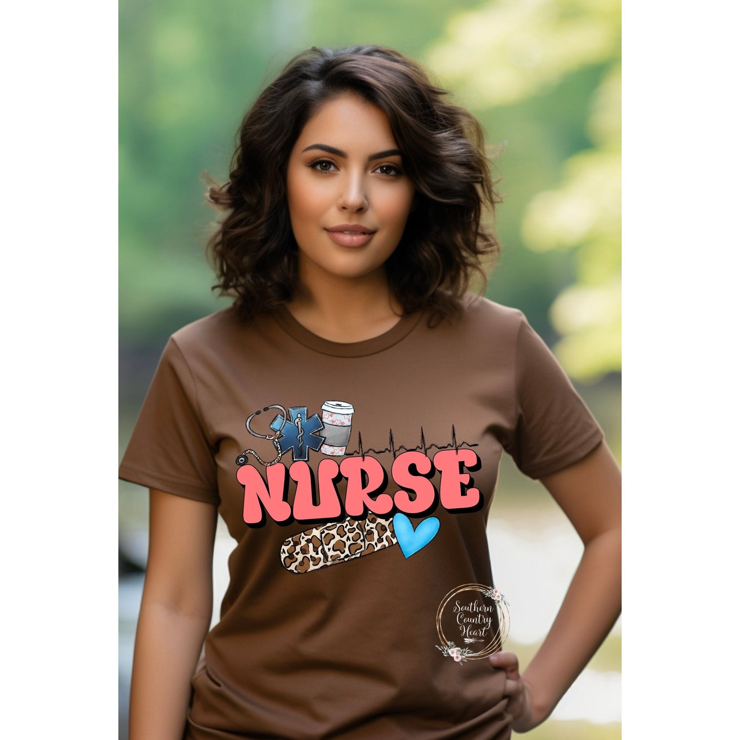 Nurse Collage Tee - Shirt - southerncountryheart.com