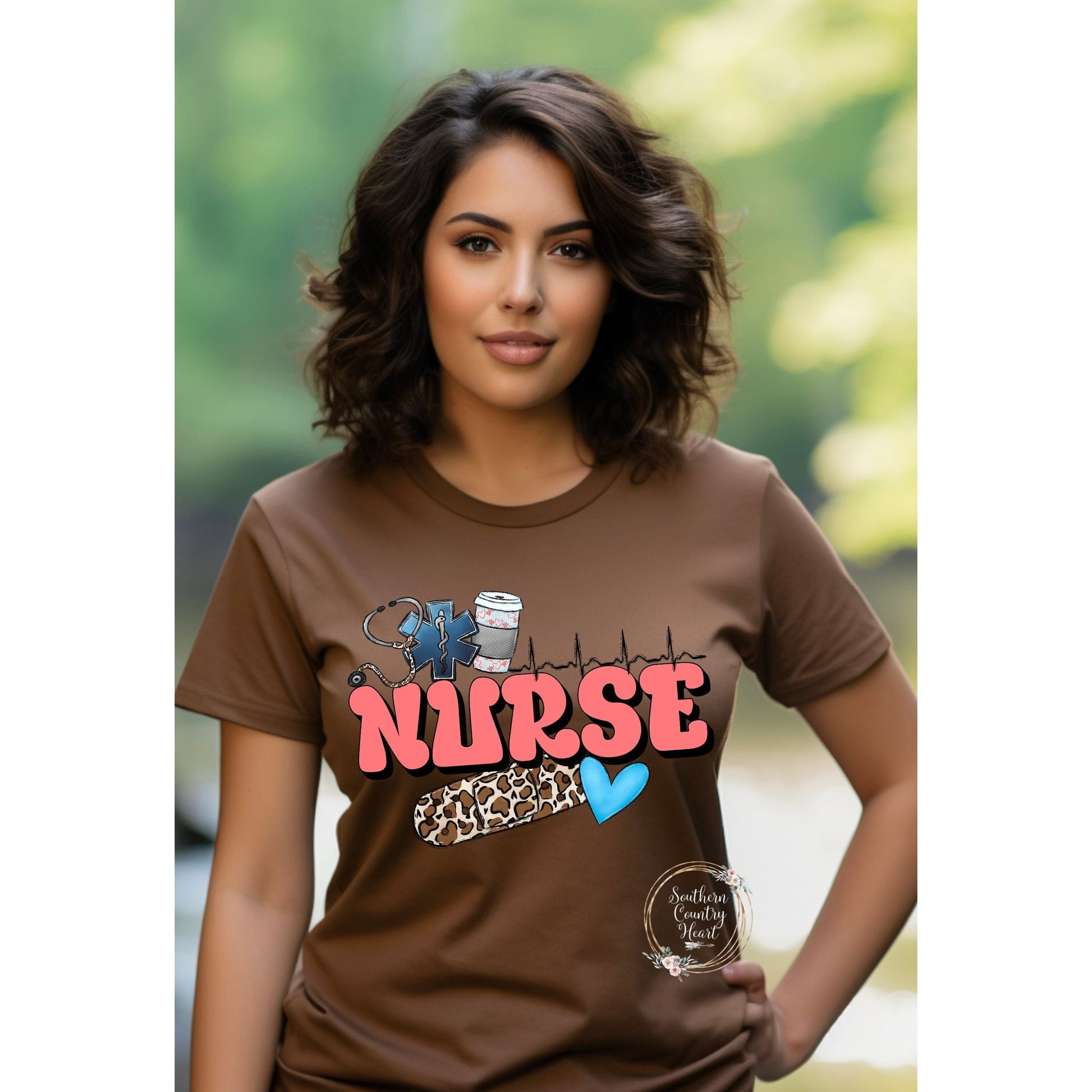 Nurse Collage Tee - Shirt - southerncountryheart.com