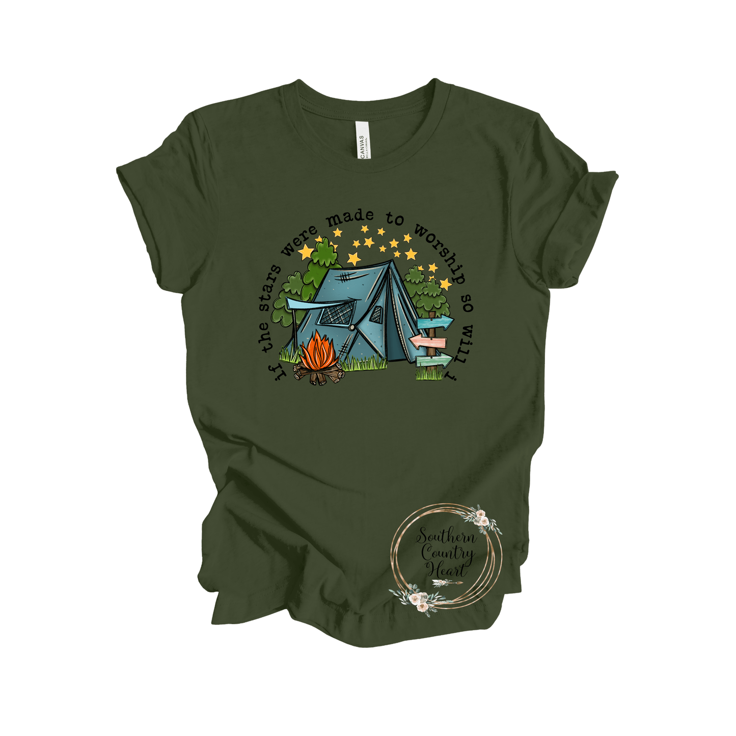 If The Stars Were Made to Worship Tee - Shirt - southerncountryheart.com