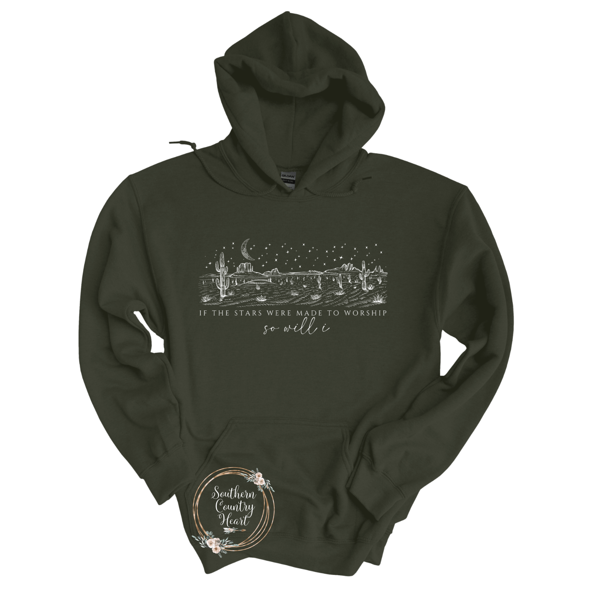 If The Stars Were Made To Worship Hoodie - southerncountryheart.com