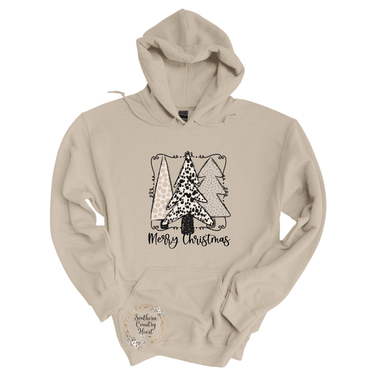Boho Merry Christmas Hoodie - southerncountryheart.com