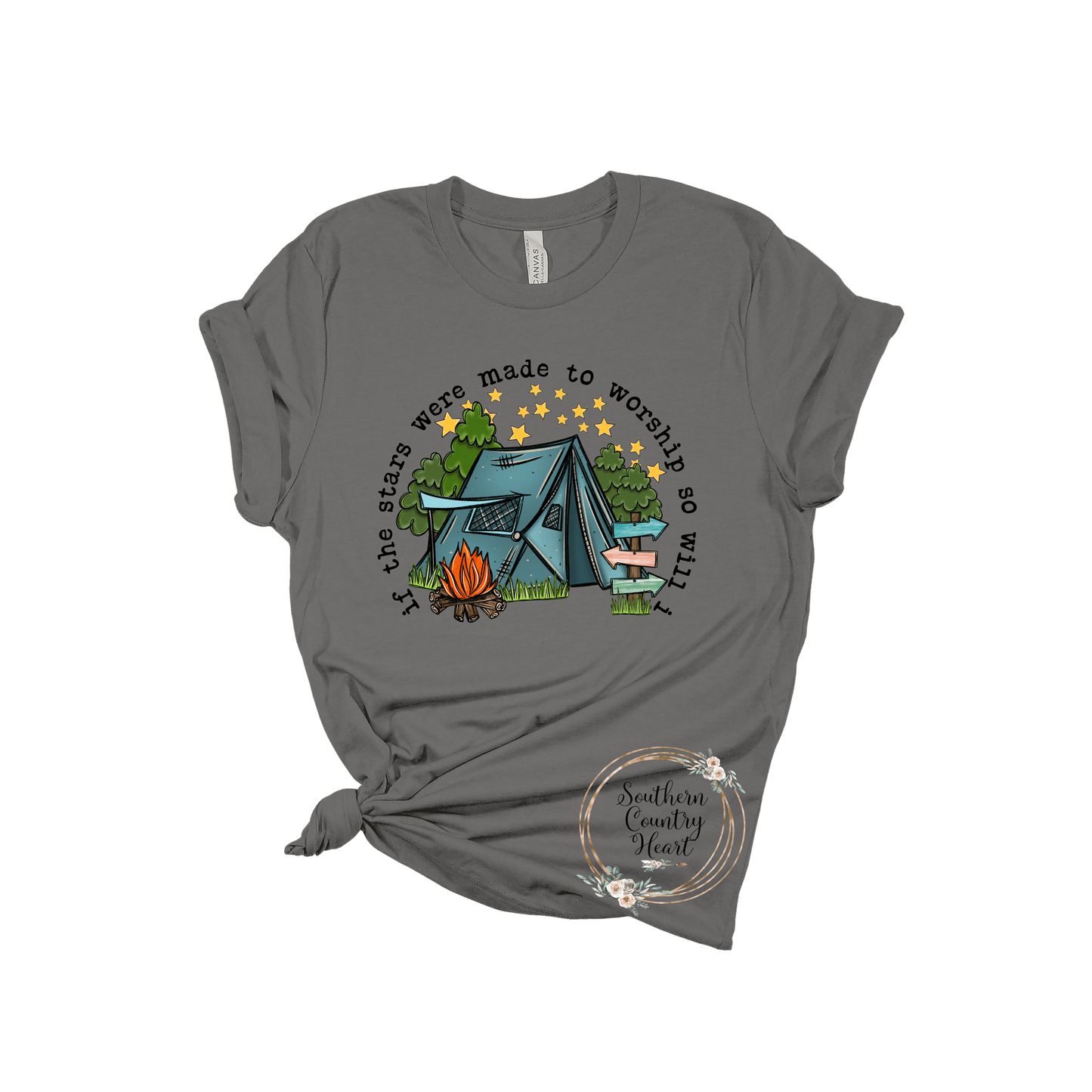 If The Stars Were Made to Worship Tee - Shirt - southerncountryheart.com