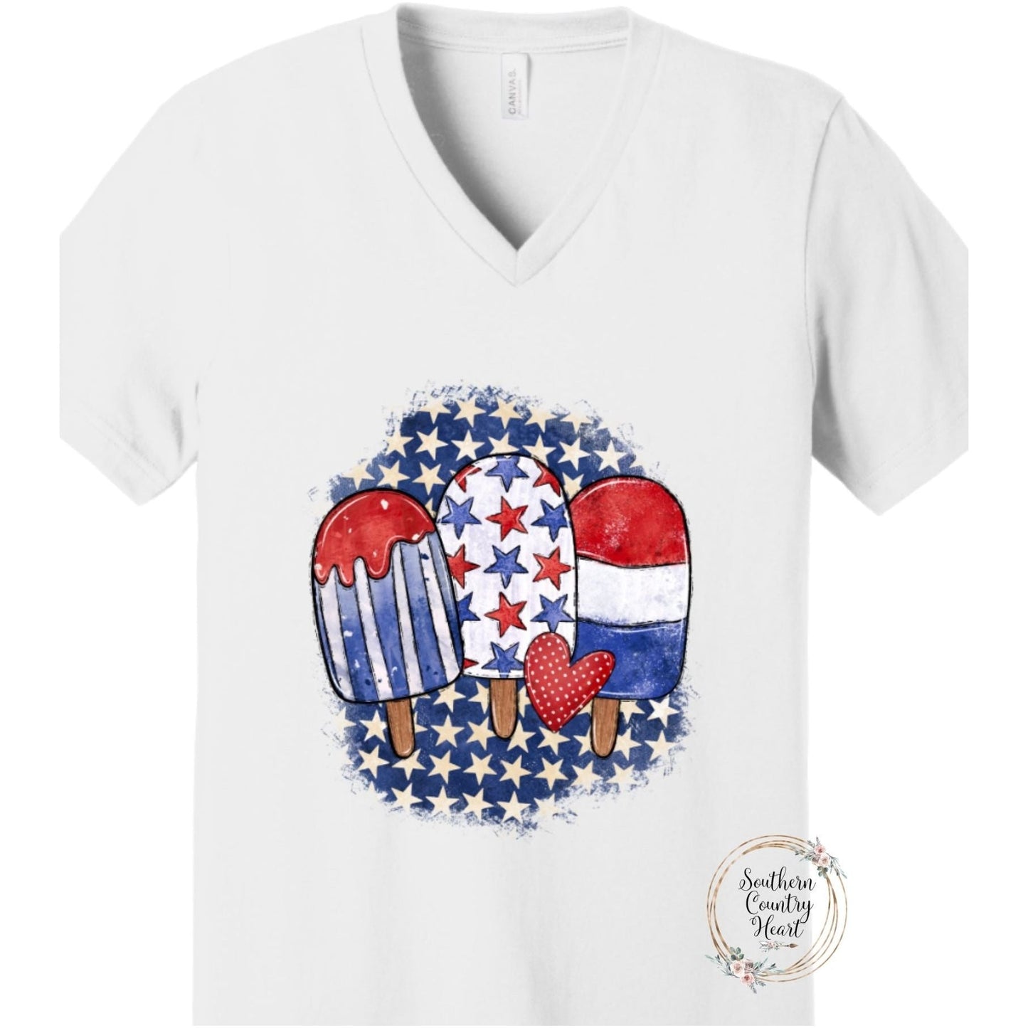 Patriotic Popsicles Trio Tee - Shirt - southerncountryheart.com