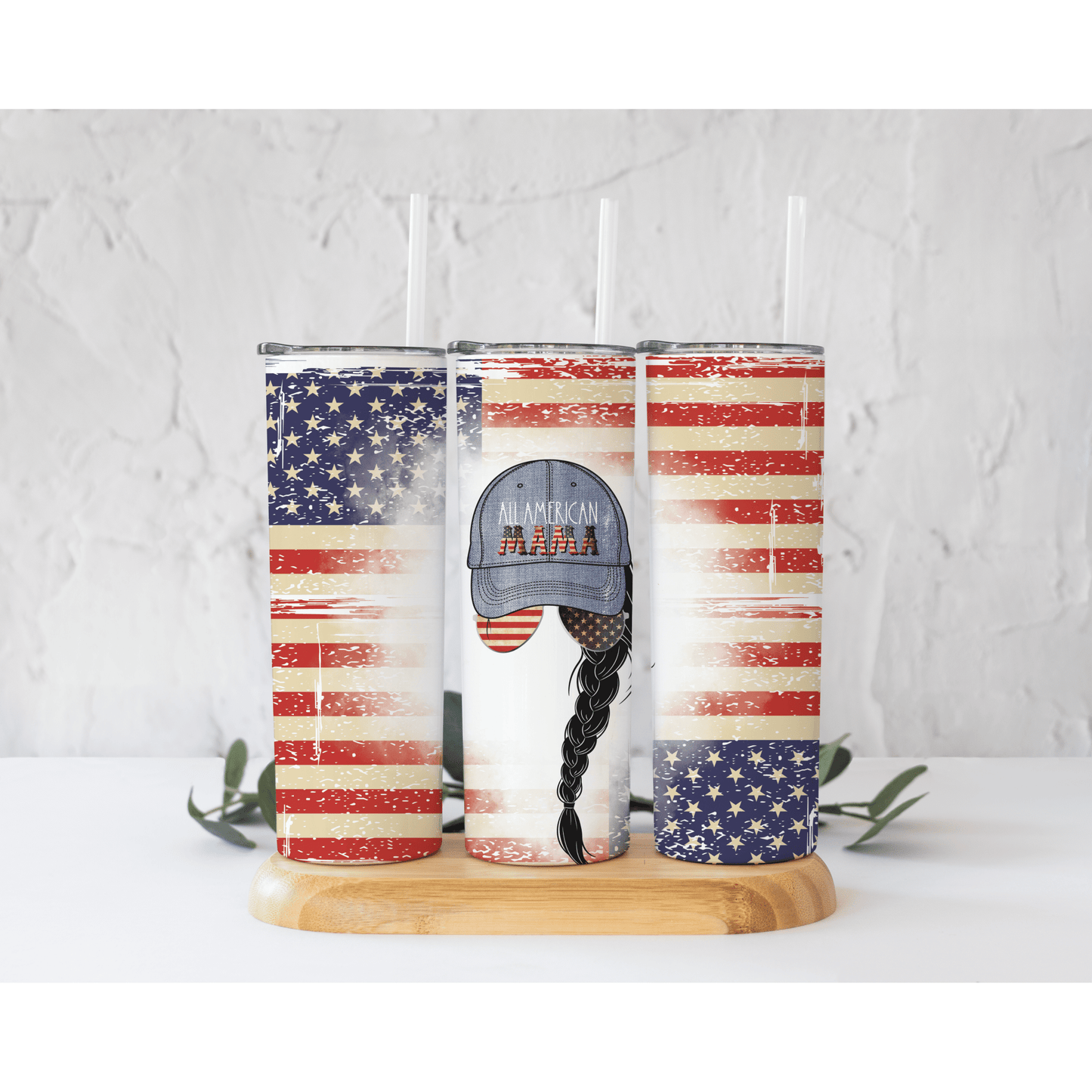 American Mama - Skinny Tumbler - southerncountryheart.com