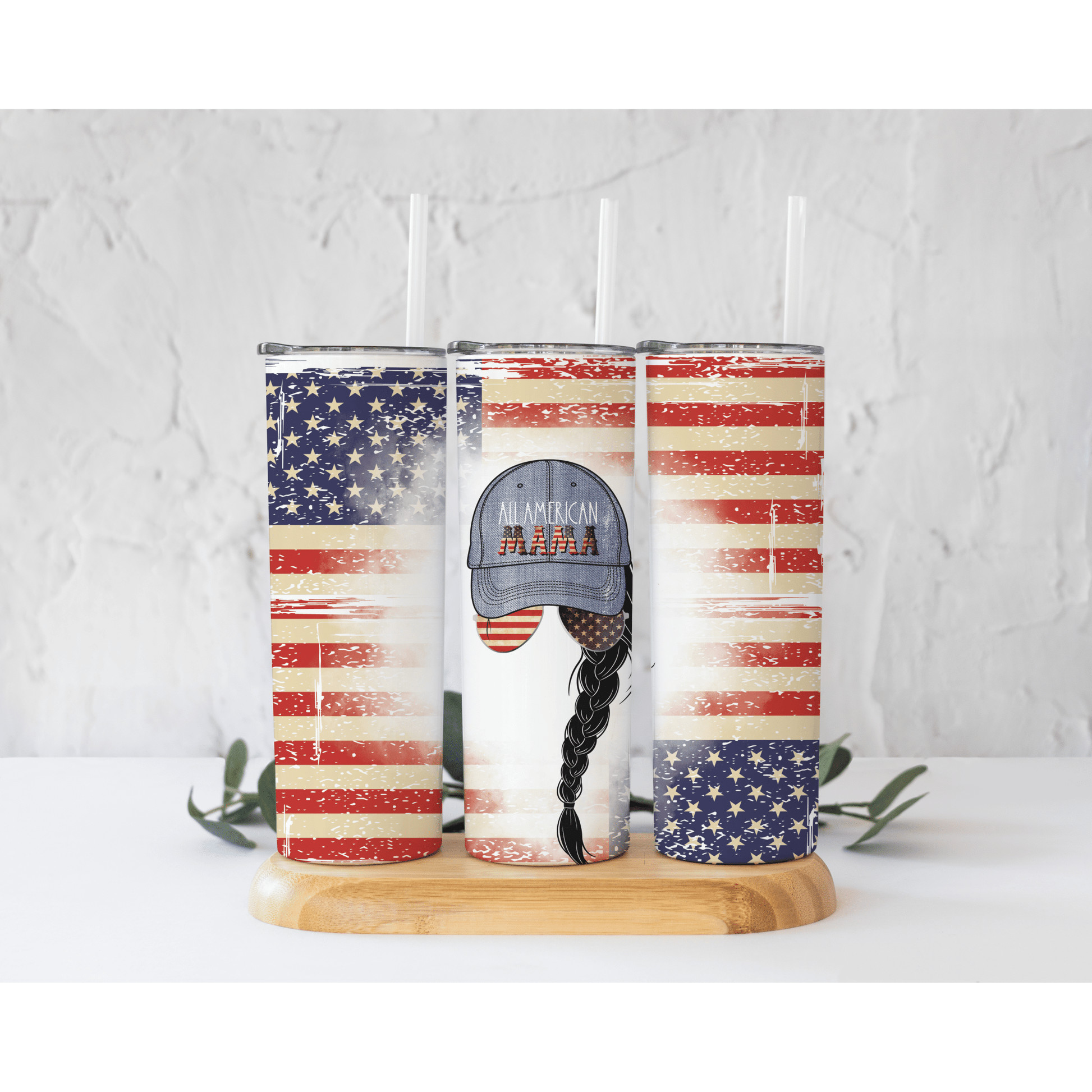 American Mama - Skinny Tumbler - southerncountryheart.com