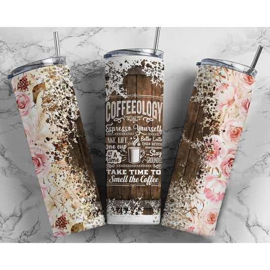 Coffeeology - Skinny Tumbler - southerncountryheart.com