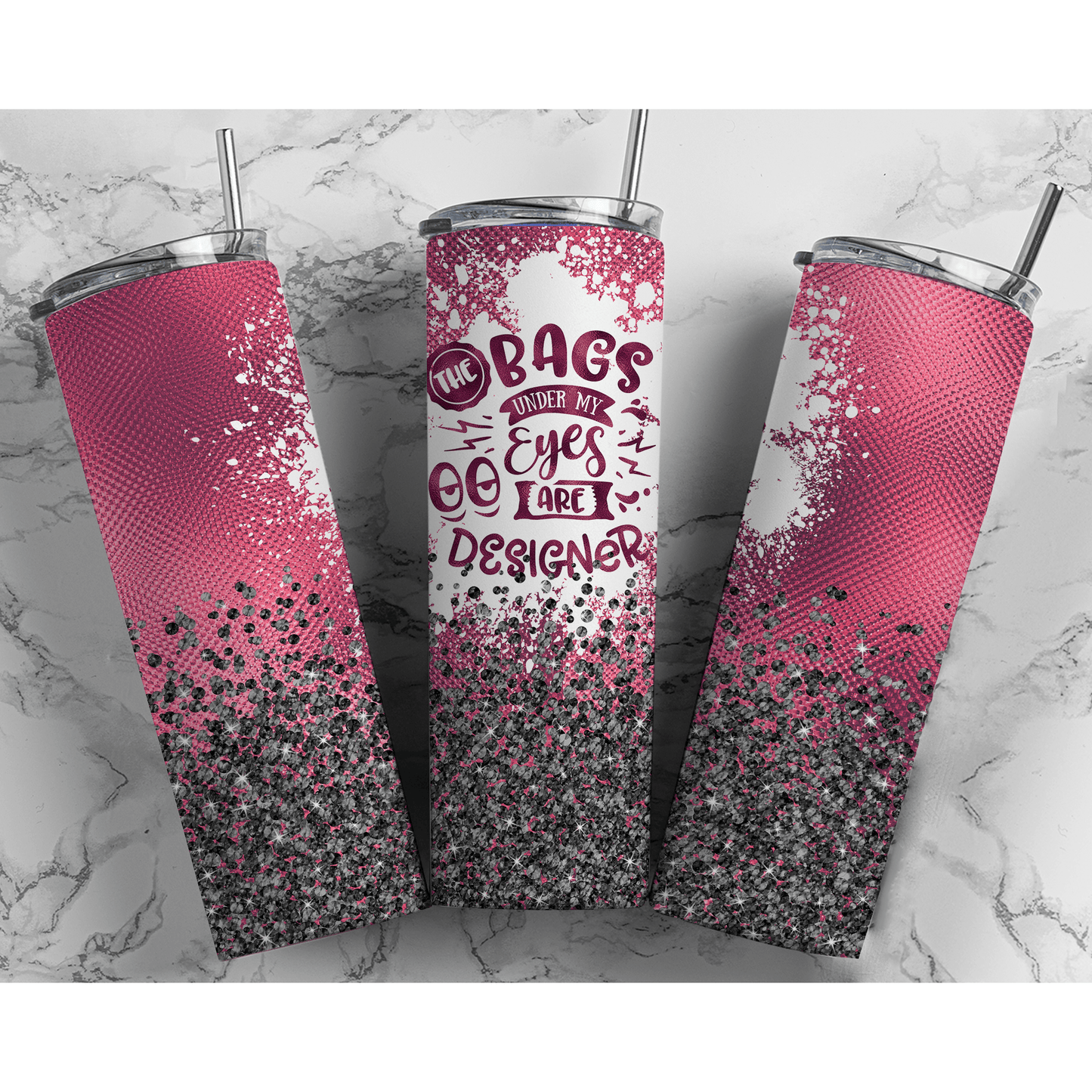 The Bags Under My Eyes - Skinny Tumbler - southerncountryheart.com