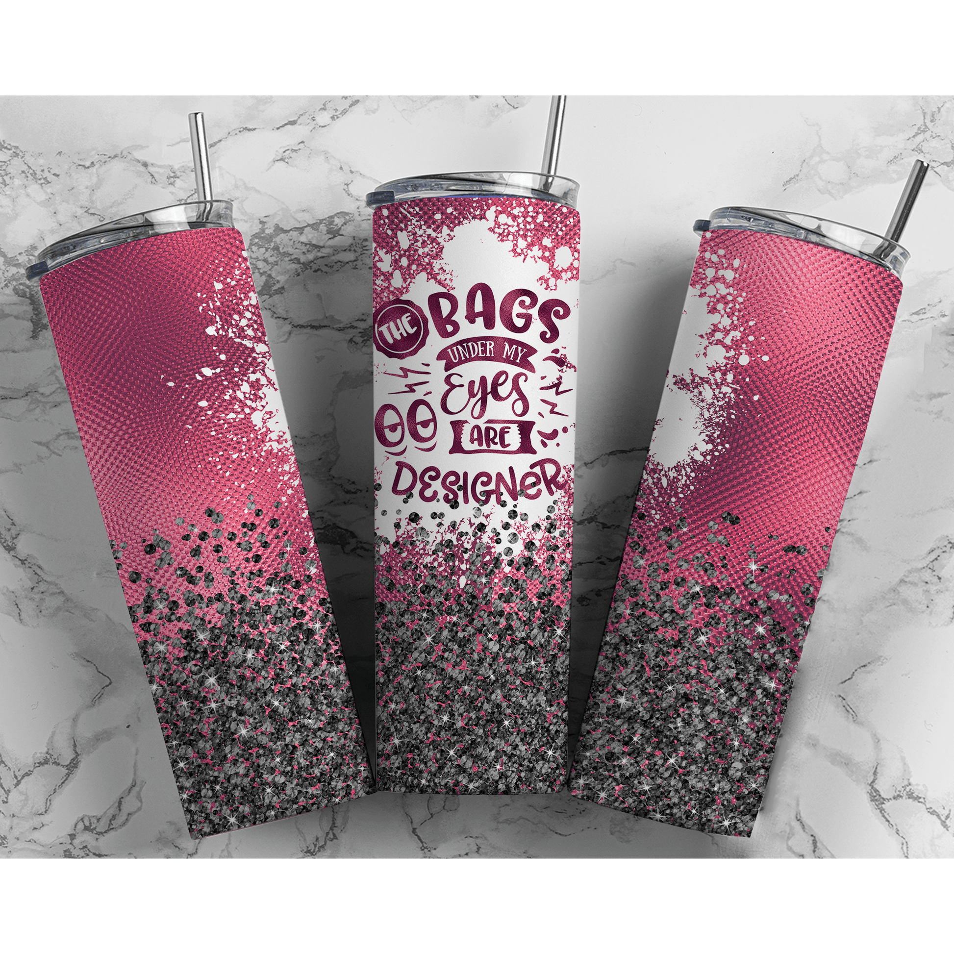 The Bags Under My Eyes - Skinny Tumbler - southerncountryheart.com