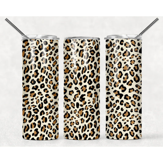 Leopard Blank - Skinny Tumbler - southerncountryheart.com